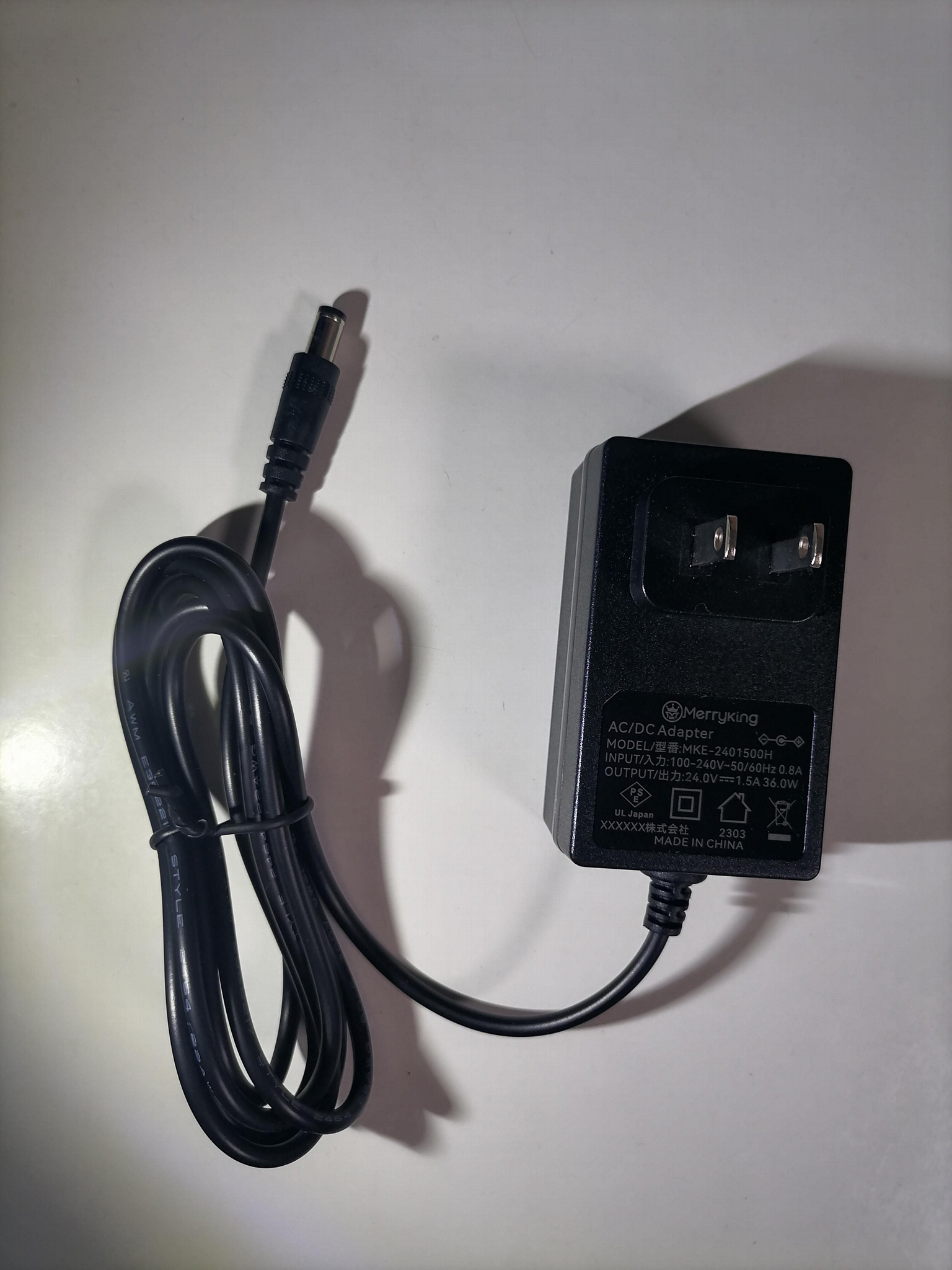 *Brand NEW* model MKE-2401500H PSE approved 24V 1.5A Merryking AC power adapter